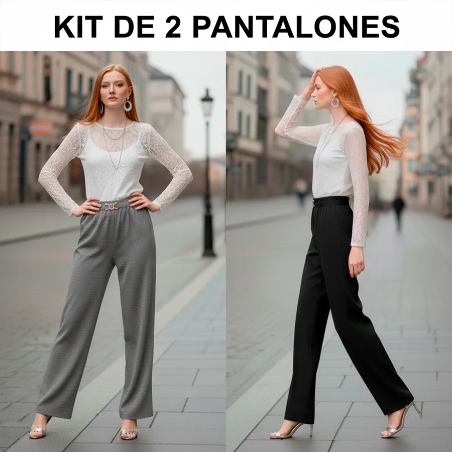 AD2521 KIT DE 2 PANTALONES 6660